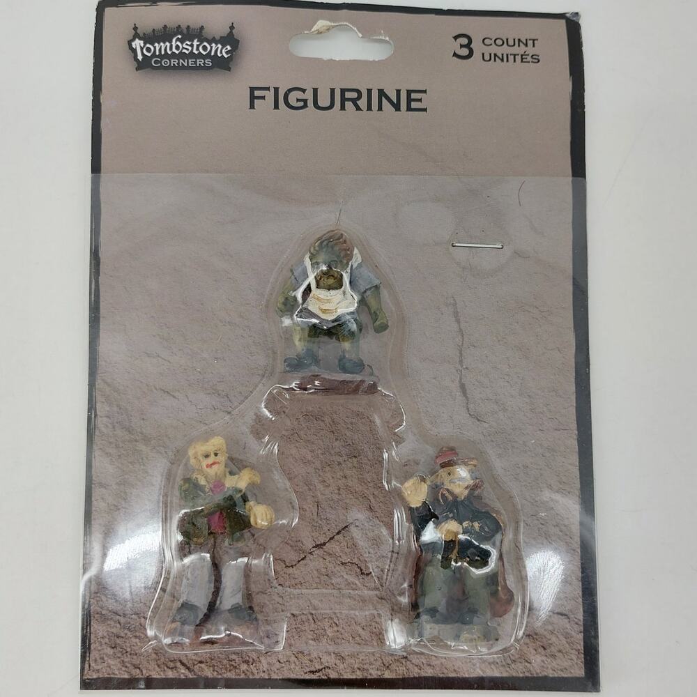 Tombstone Corners Figures 2 Sets Scary Halloween Frankenstein